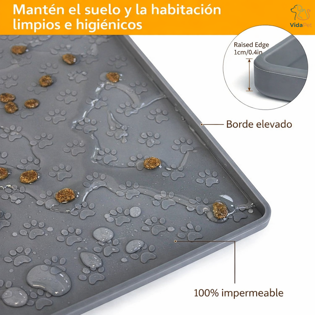 Mantel antideslizante de silicona impermeable