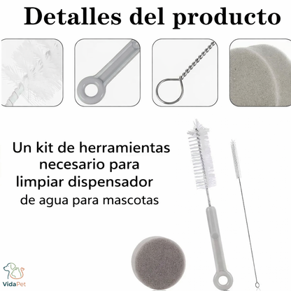 Kit de limpieza para fuente de agua